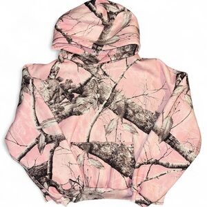 Jane Doh pink camo hoodie - Size L